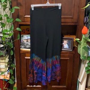 Brand new Tie-dye rainbow hippie palazzo pants